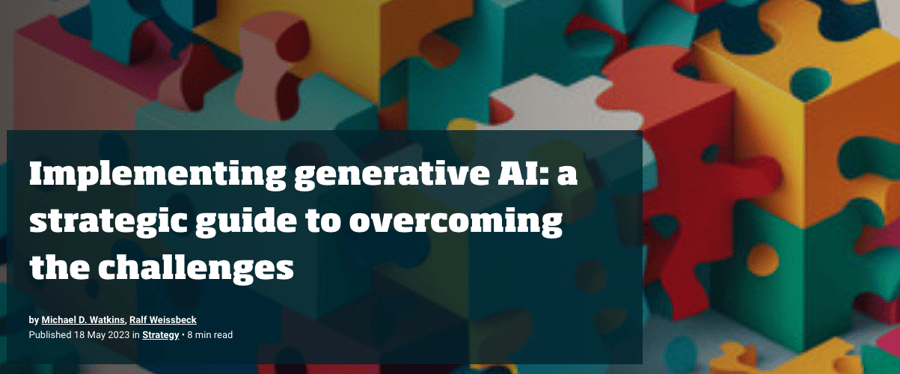 Implementing generative AI